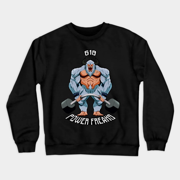 power freaks- Iron aubin Crewneck Sweatshirt by Actualsuperhero